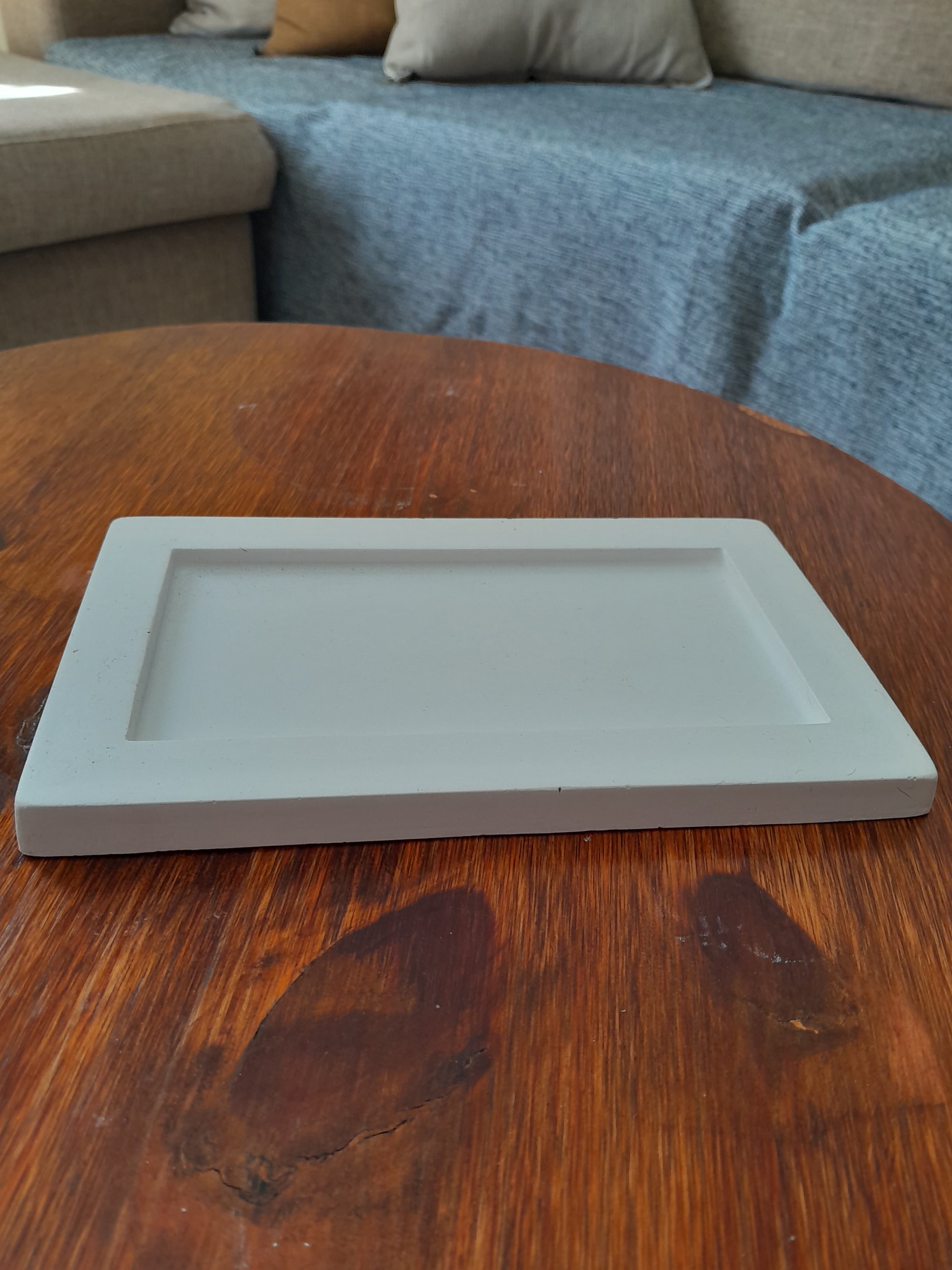 Bandeja Rectangular Yeso 1