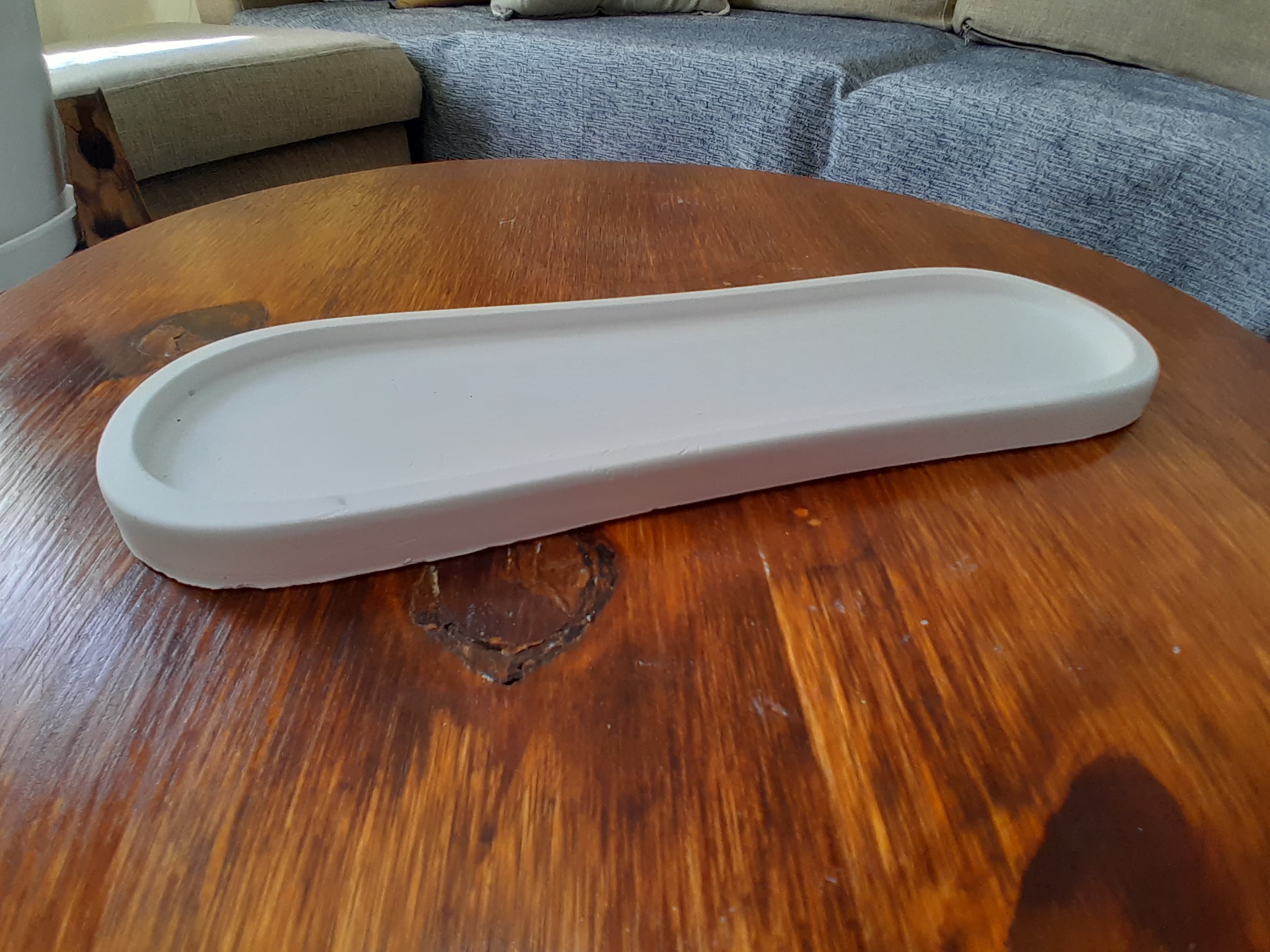 Porta Sahumerio de Yeso - Blanco 1