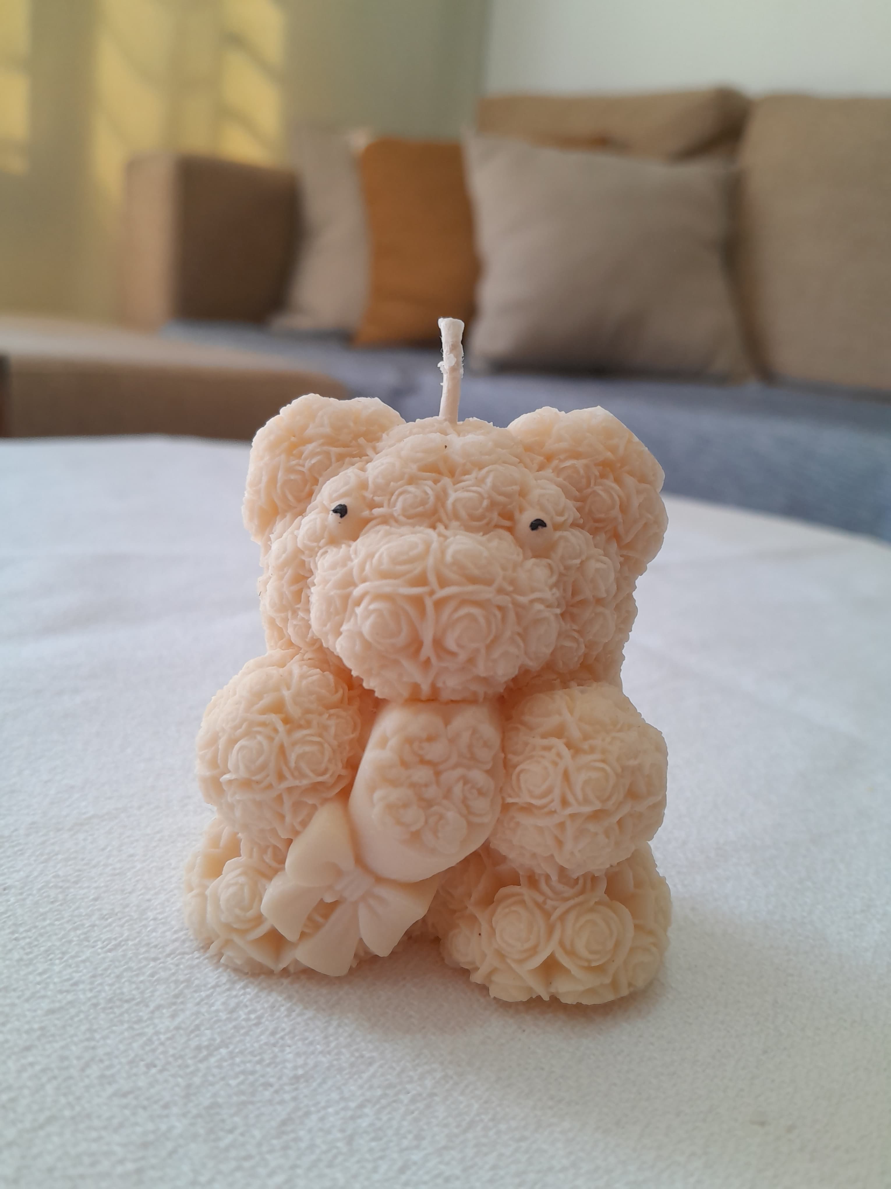 Vela con forma de osito 0