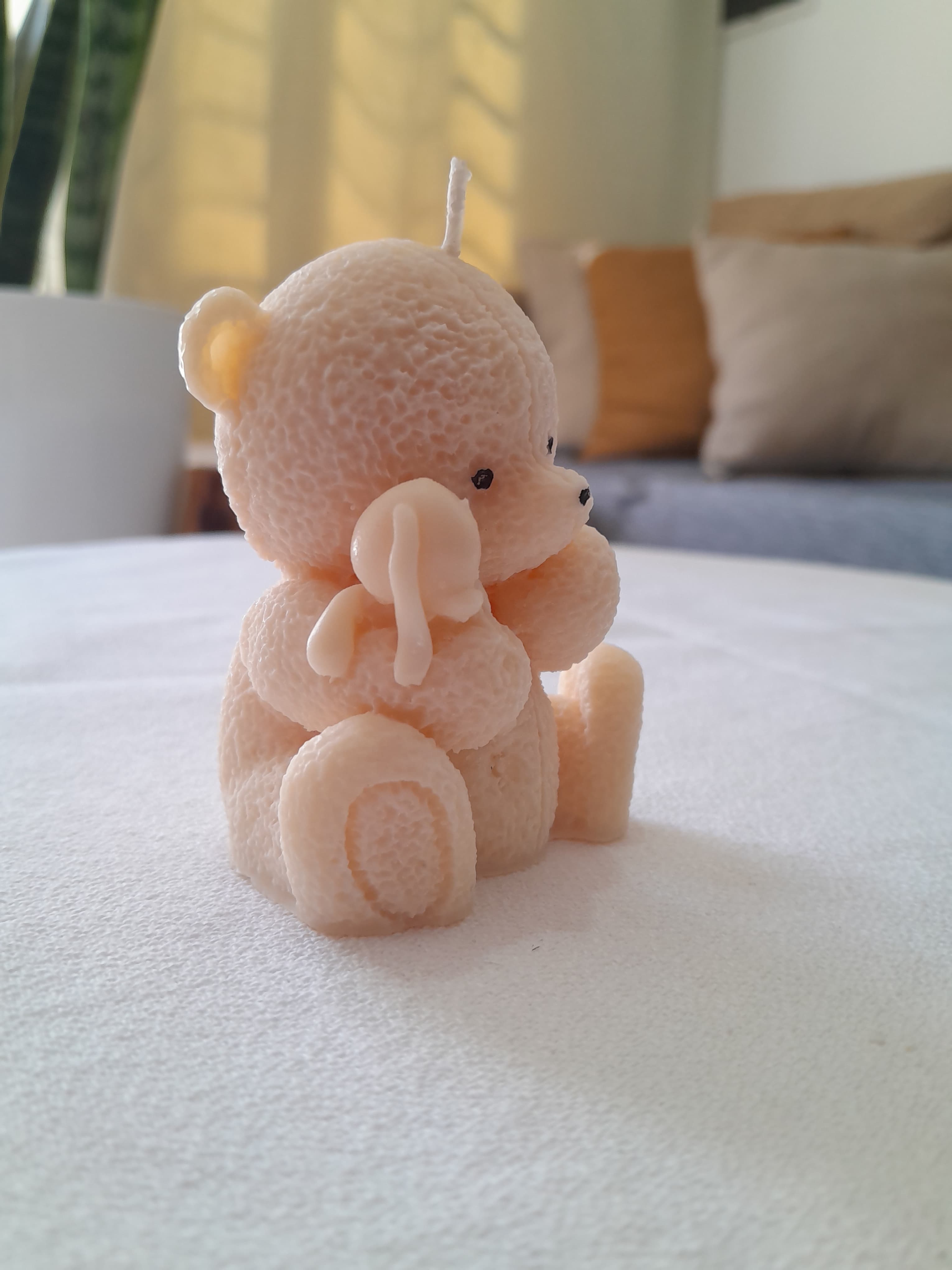 Vela con forma de osito 0