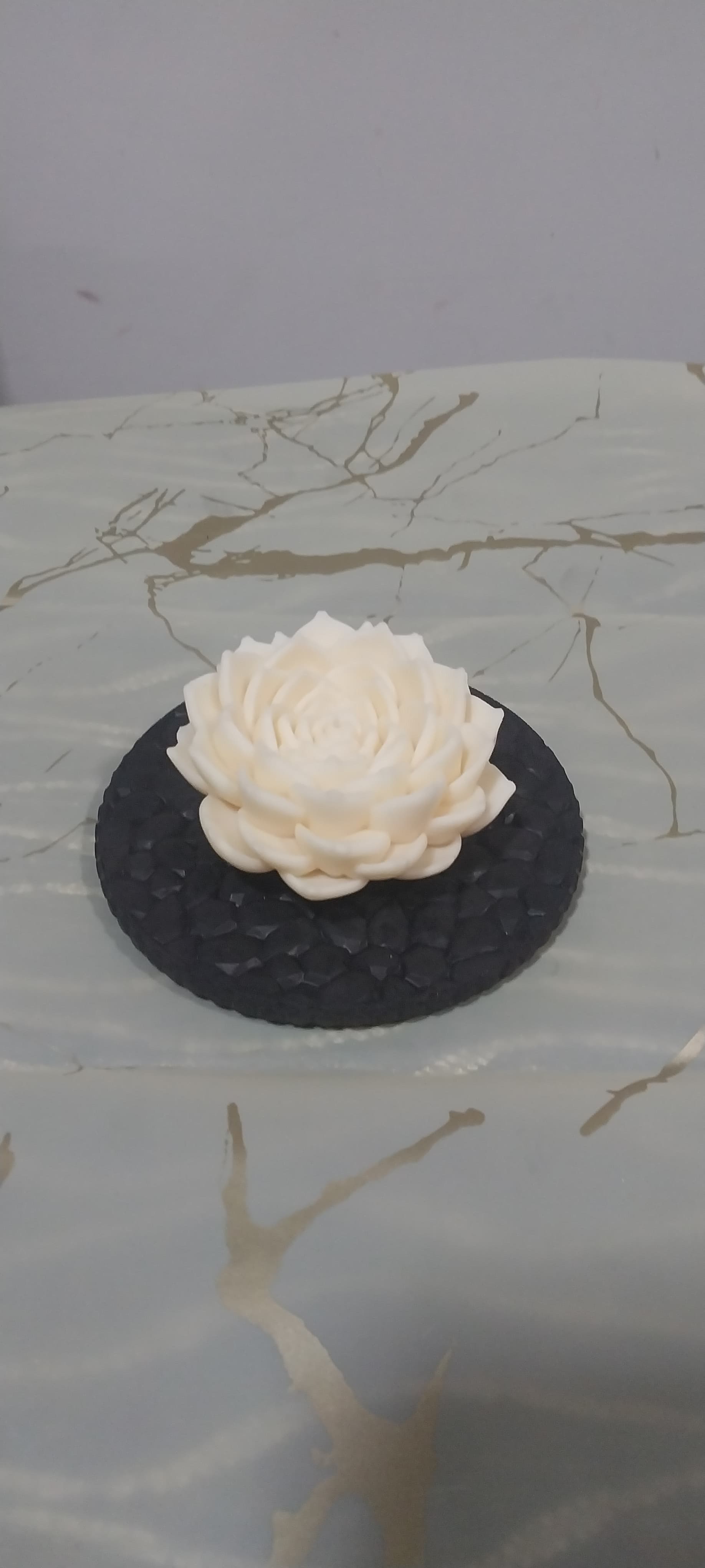 Vela con forma de flor loto 1