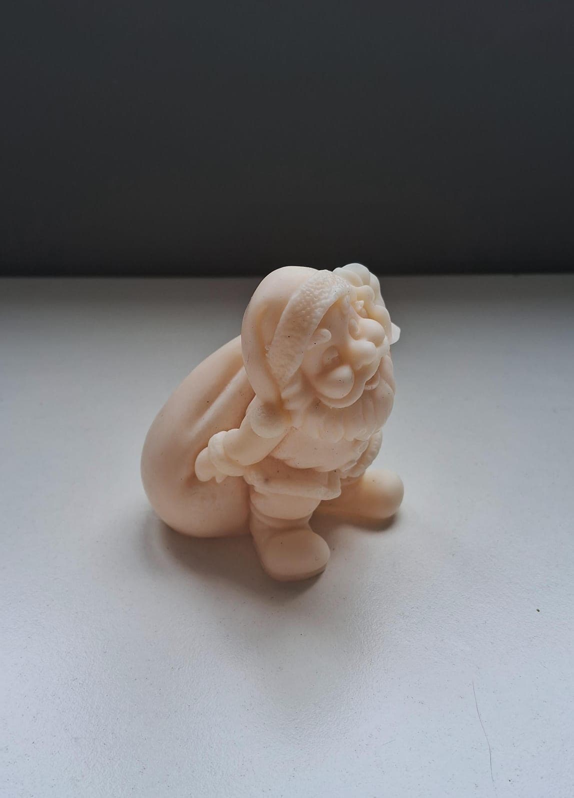 Vela con forma de Papa noel 1