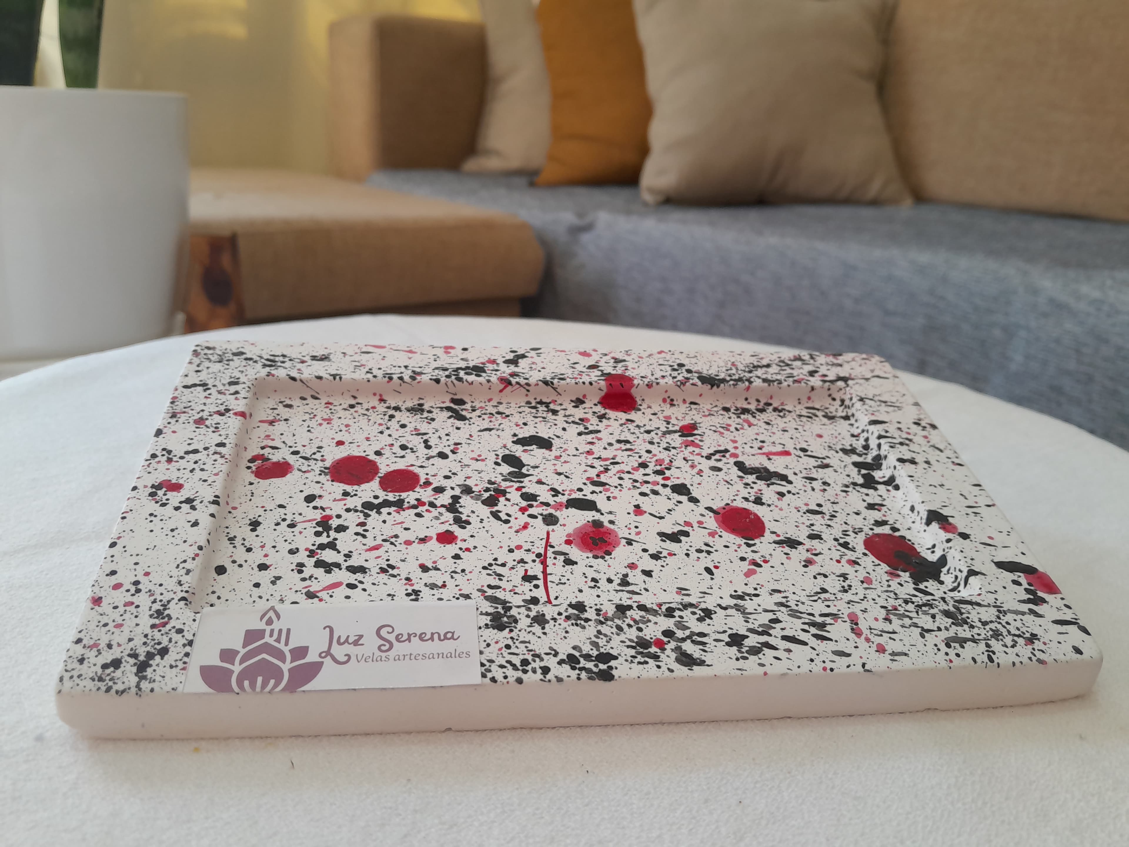 Bandeja Yeso Floral 0