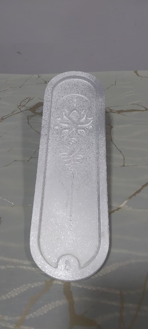 Porta Sahumerio de Yeso Doradas y Plateadas 0