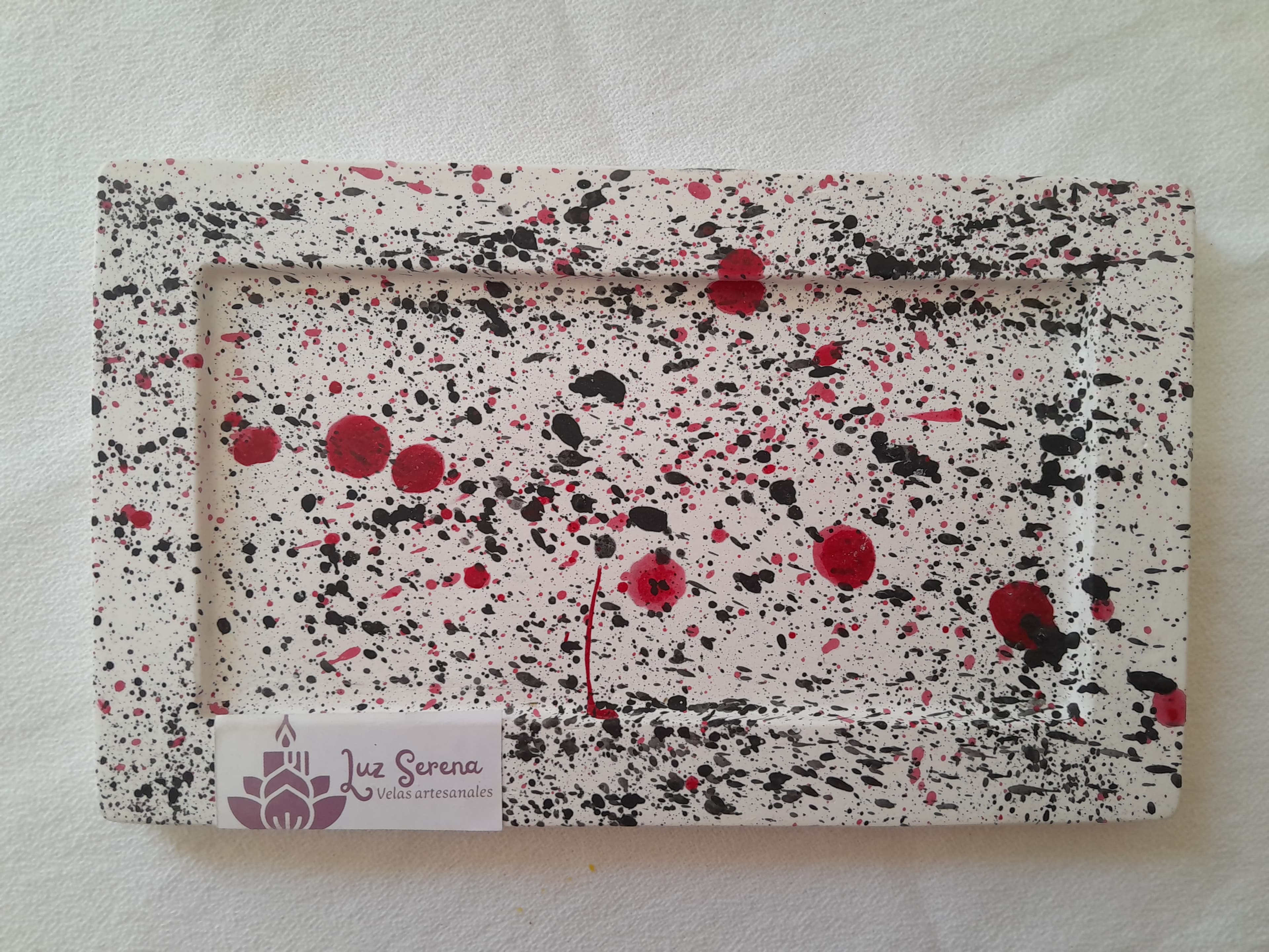 Bandeja Yeso Floral 1